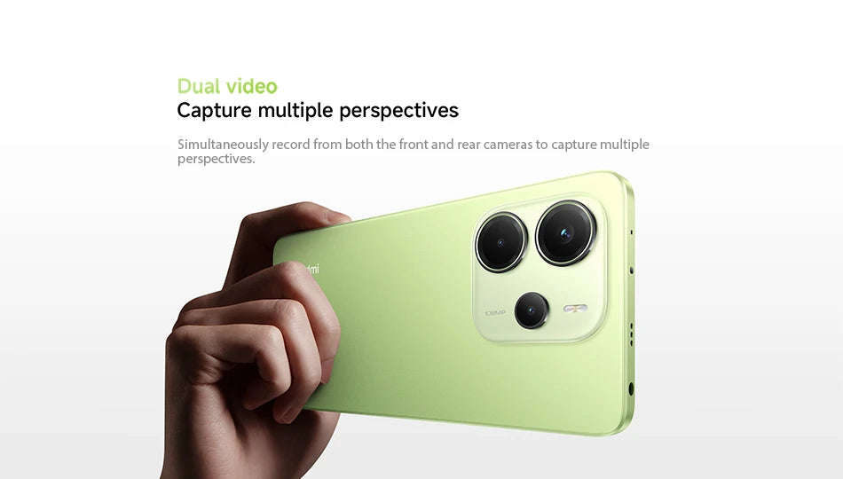 【Brand+】Global Version Xiaomi Redmi Note 14 MediaTek Helio G99-Ultra 108MP AI 5500mAh 6.67