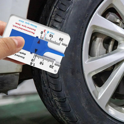 1pcs Tyre Tread Depth Depthometer Car Wheel Tread Depthometer Tread Ruler Wheel Measure Tool Plastic Measure Tools
