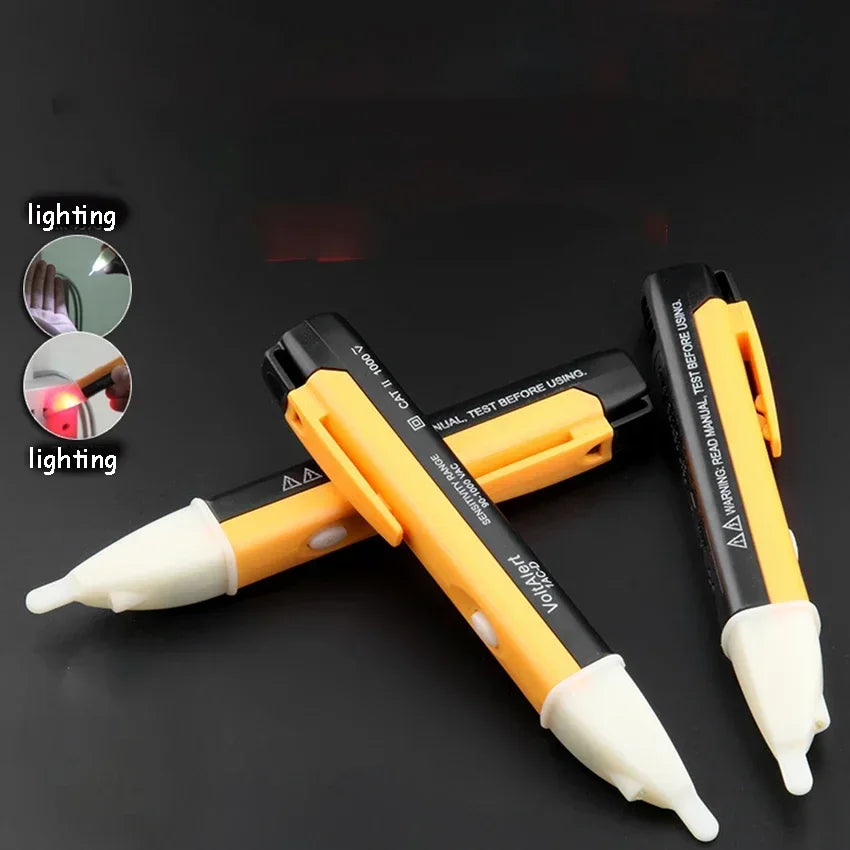 1PC Non-contact Voltage Meter Inductive Test Pen Electrician Tester Sound LED Light Break Point Detecting Tools электрика