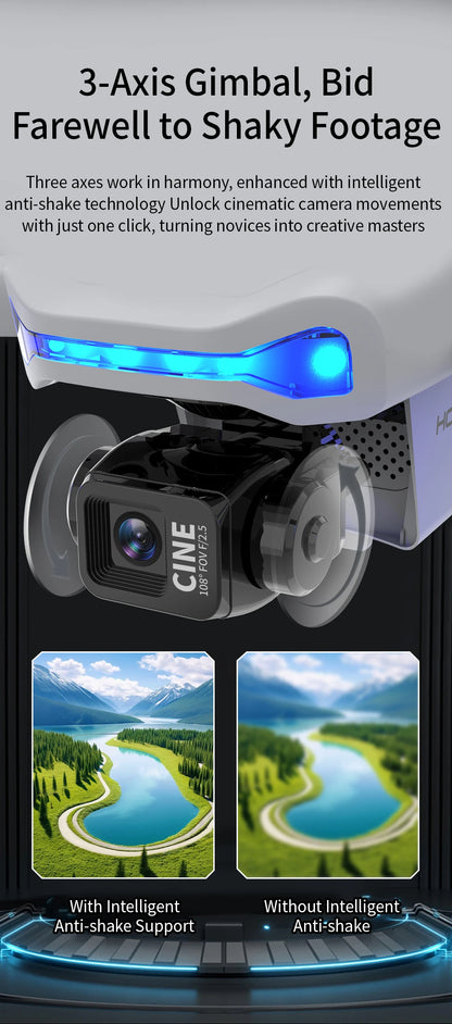 X40 GPS Drone Professional 4K Camera 3-axis gimbal Aerial Optional Obstacle Avoidance Brushless 5G WIFI FPV RC Quadcopter Toys