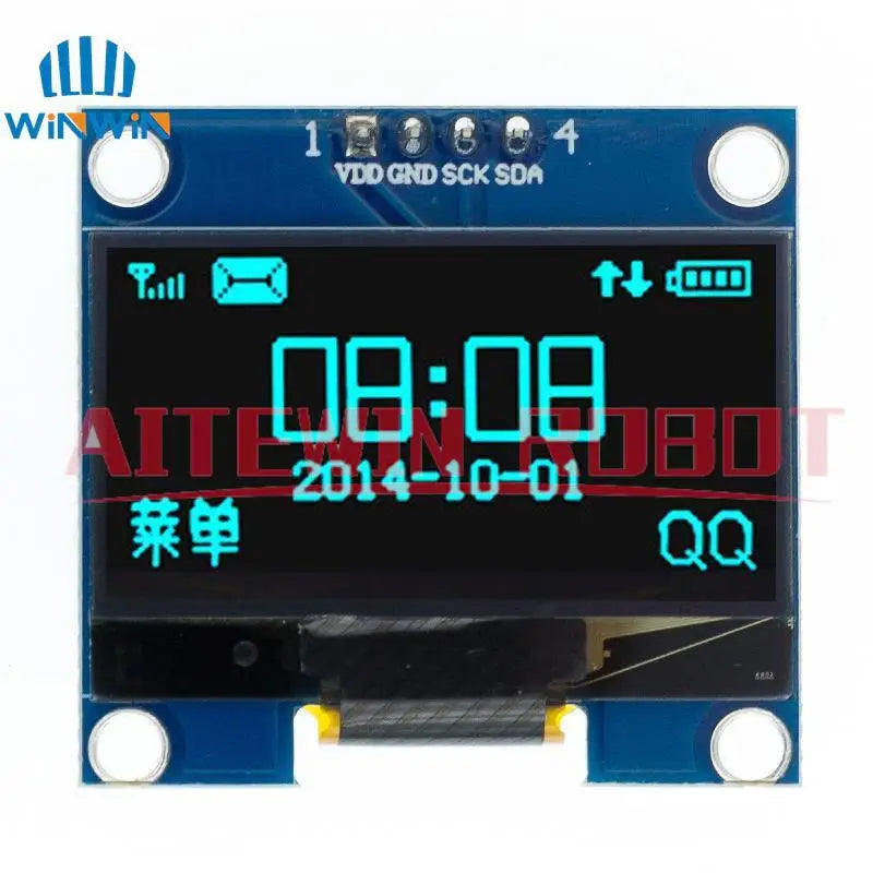 1.3 inch OLED module SPI/IIC I2C Communicate white/blue 128X64 SH1106/SSD1306 1.3 inch OLED LCD LED Display Module 1.3" OLED