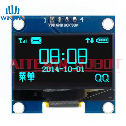 1.3 inch OLED module SPI/IIC I2C Communicate white/blue 128X64 SH1106/SSD1306 1.3 inch OLED LCD LED Display Module 1.3" OLED