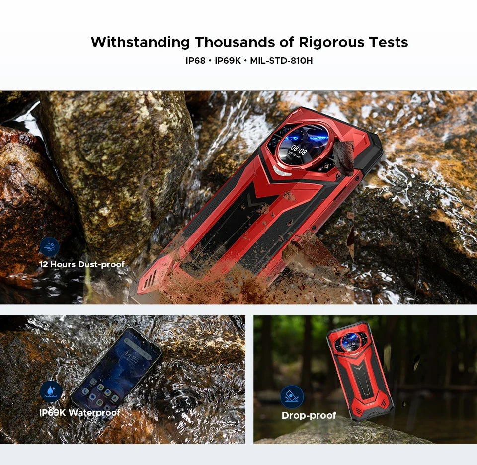 World Premiere DOOGEE S200 Plus 5G AI Rugged Phone Dimensity 7300 1.32