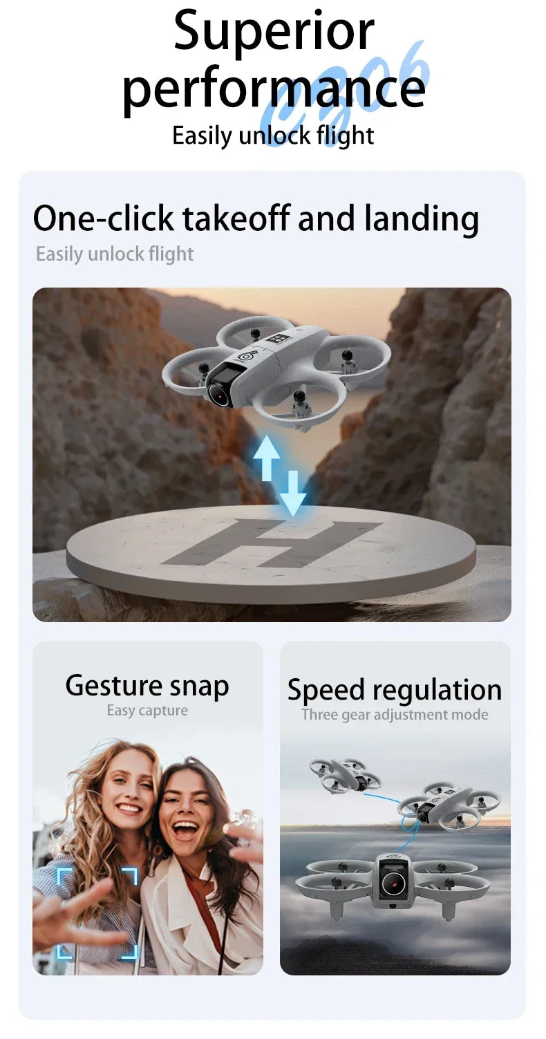 2026 CZ06 Drone 8K Professional Aerial Photography HD Cam Long Endurance Quadcopter Optical Flow Positioning Remote Control