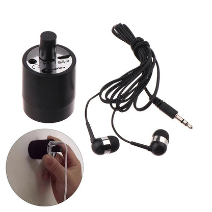 1pc Water Leak Detector Multi-functional Sound Collector Suitable For Leak Detection Of Various Construction Pipe