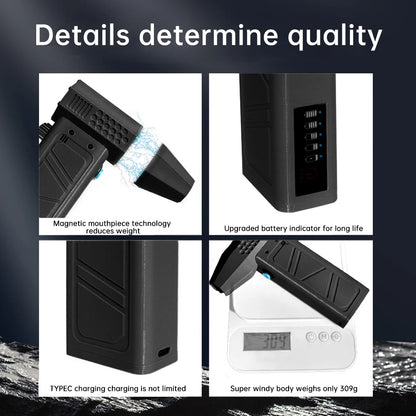 140000RPM Dust Blower 62m/s Powerful Violent Fan 8000mAh Battery Air Blower With Charger indicator Lights