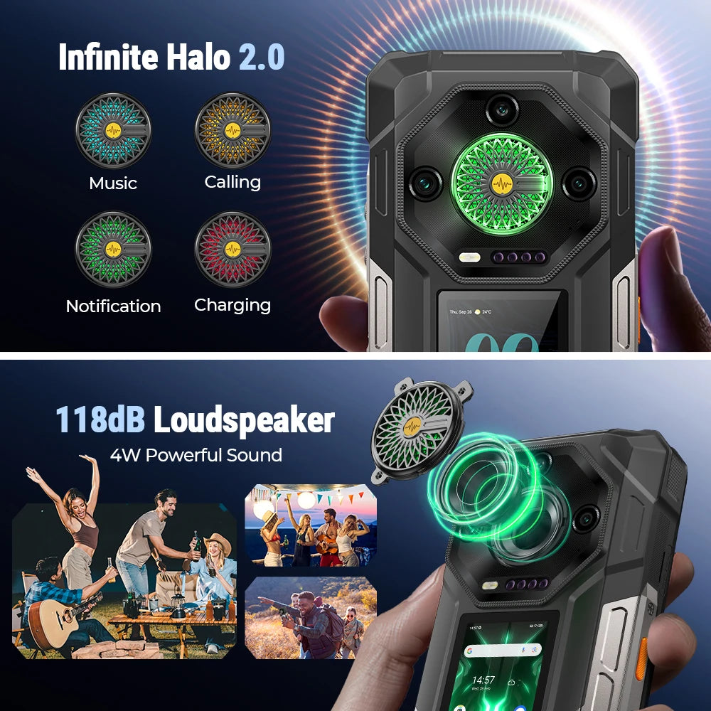 【World Premiere】Ulefone Armor 33 Pro 5G Rugged Phone 25500 mAh 512GB ROM 120Hz 6.59”3.4" Rear Screen NFC Android Smartphone