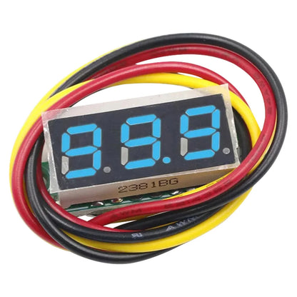 1-10PCS 3 Wires Digital Voltmeter DC 0-100V 0.28 Inch Digital DC Voltage Meter Head Voltage Tester Accurate Pressure Measurement