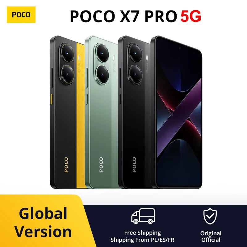 【Brand+】POCO X7 Pro Smartphone Dimensity 8400-Ultra 6000mAh 90W HyperCharge 6.67