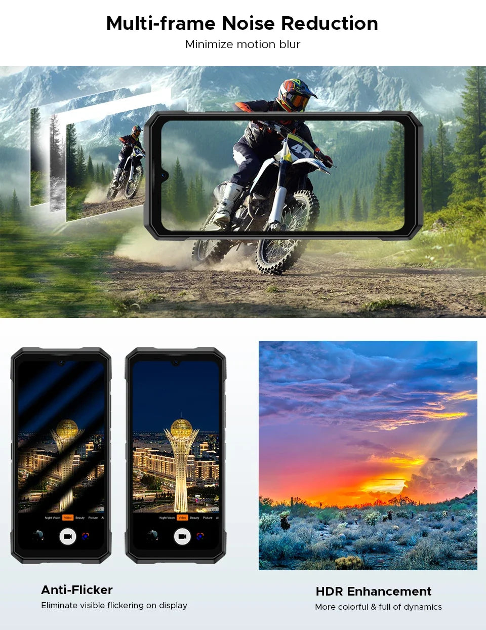 World Premiere DOOGEE S200 Plus 5G AI Rugged Phone Dimensity 7300 1.32" Rear Display 12+512GB 6.72'' 10100mAh Battery Smartphone