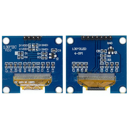 1.3 inch OLED module SPI/IIC I2C Communicate white/blue 128X64 SH1106/SSD1306 1.3 inch OLED LCD LED Display Module 1.3" OLED