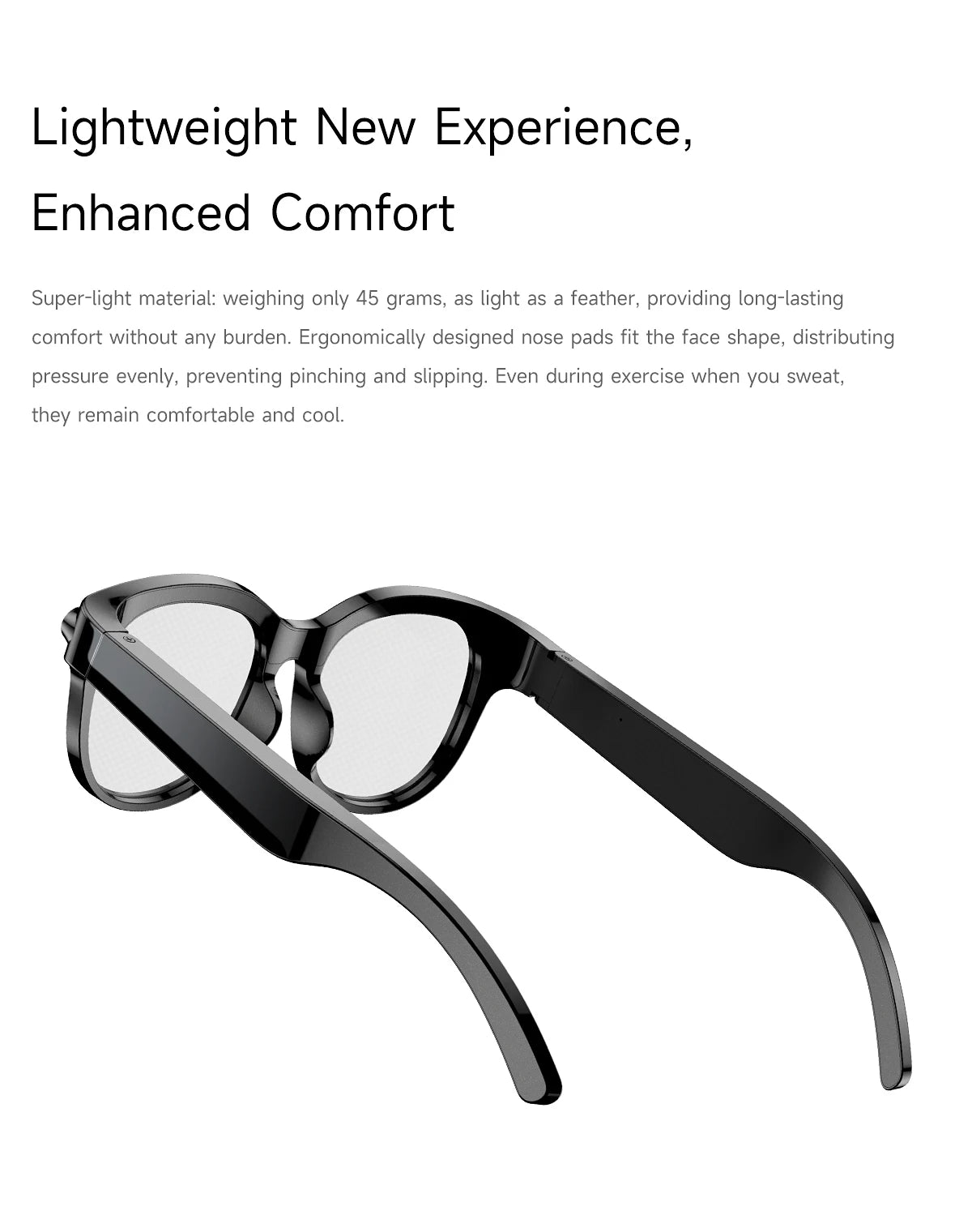 2026 AI Smart Glasses 200W HD Camera 1080P Translation AI Voice Assistant Music Playback LED Flashlight Men Women Smart Glasses