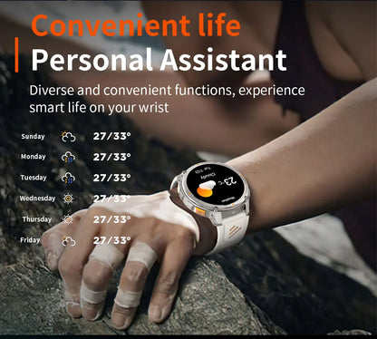 2026 New T-Rex3 Pro 1100mAh Battery Smart Watch GPS path 5ATM Waterproof Sports Run tracker Outdoors Compass Military Smartwatch