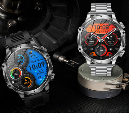 2025 New Men's Outdoor Sports Smart Watch 1.9" HD Touch Screen 800mAh Battery Life 100+ Sports Mode Fitness IPX8 Waterproof