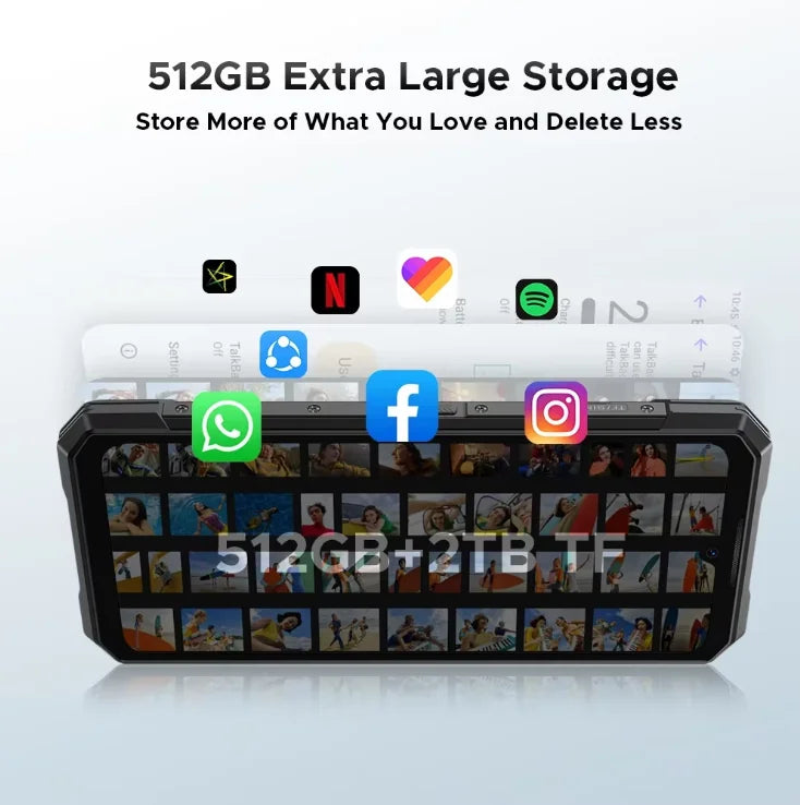 World Premiere DOOGEE S200 Plus 5G AI Rugged Phone Dimensity 7300 1.32" Rear Display 12+512GB 6.72'' 10100mAh Battery Smartphone