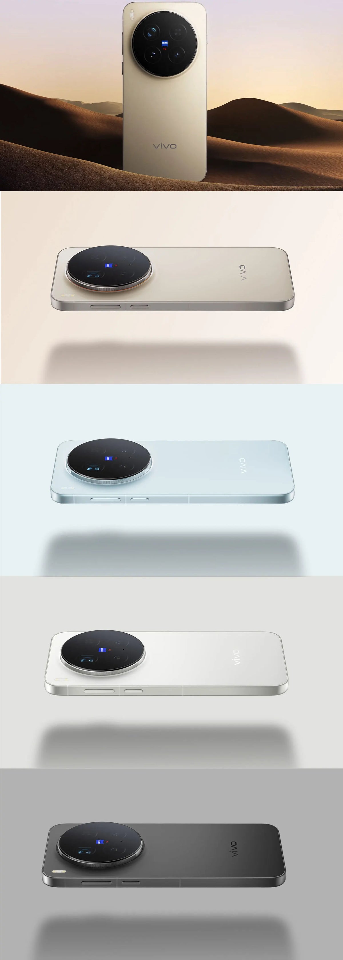 2025 New Vivo X300 Pro Chinese Version MediaTek Dimensity 9500 6.78'' 120Hz LTPO AMOLED Display 6510mAh Battery 90W SuperCharge