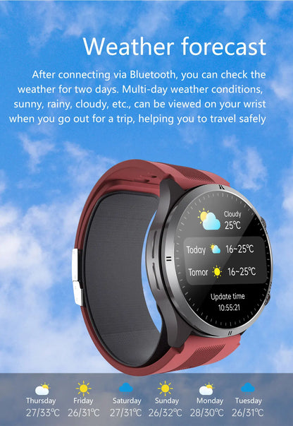 2026 New Upgrade Air Pump Blood Pressure Accurate Measure SmartWatch ECG Micro Physical Examination NFC Airbag Smart Watches Man