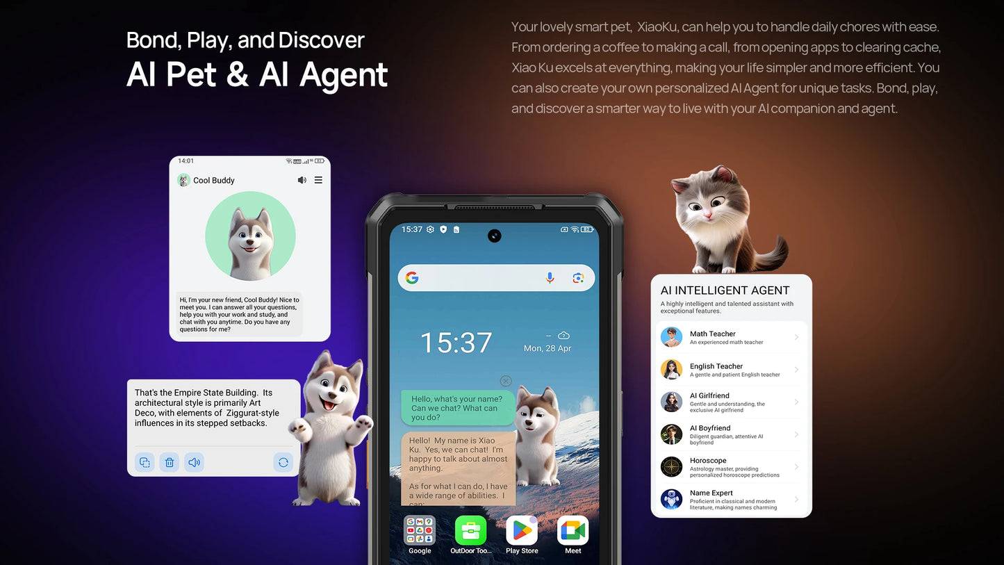 【World Premiere】Ulefone Armor 34 Pro 5G AI Rugged Phone 25500mAh Up to 32GB+512GB Built-in Projector 120Hz 6.95" NFC Smartphone