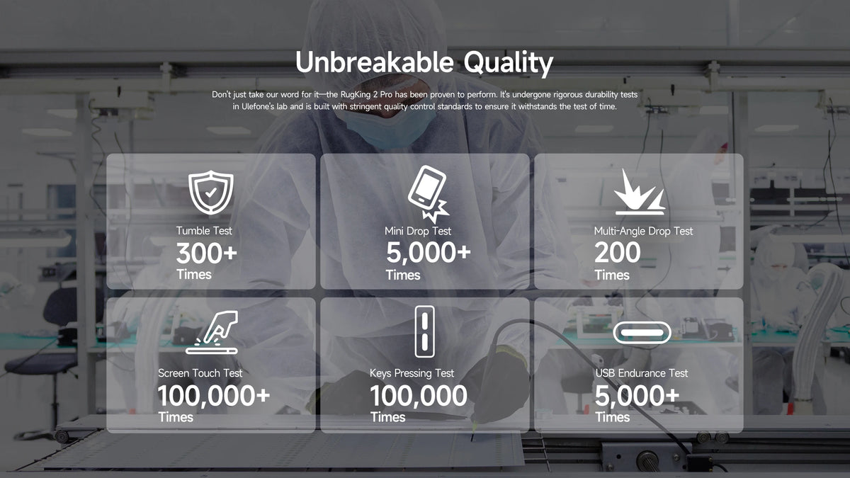 【World Premiere】Ulefone RugKing 2 Pro AI Rugged Phone Android 15 4G 128GB ROM Waterproof Smartphone NFC 5.45