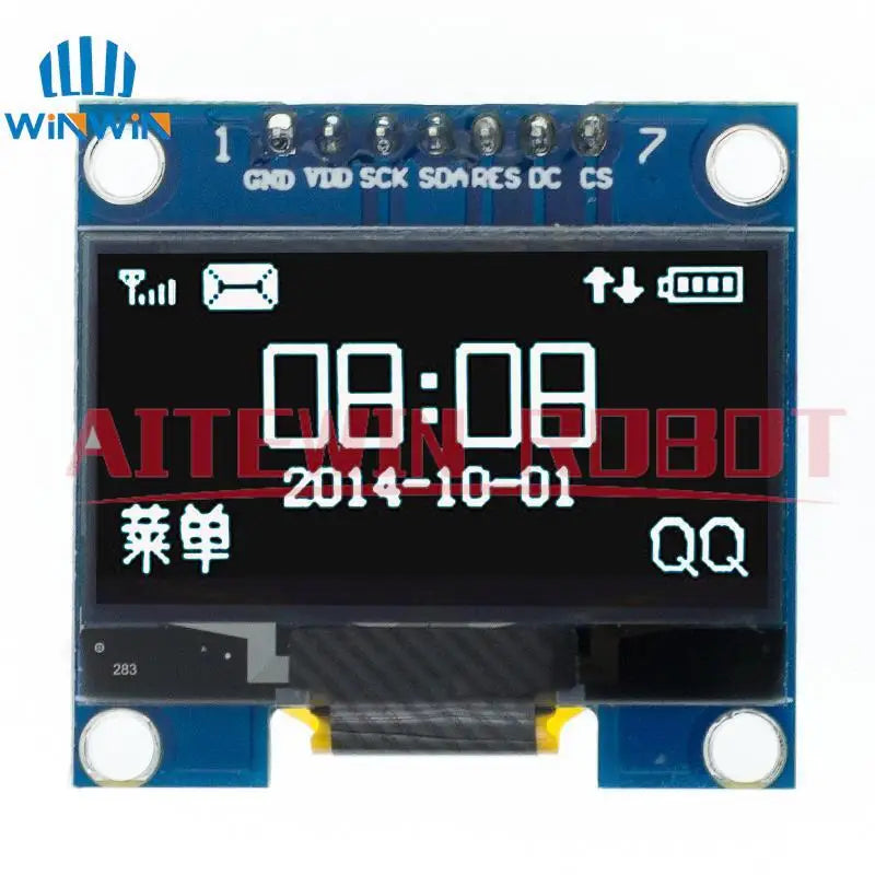 1.3 inch OLED module SPI/IIC I2C Communicate white/blue 128X64 SH1106/SSD1306 1.3 inch OLED LCD LED Display Module 1.3" OLED