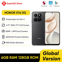 2025 New HONOR X7d 5G Smartphone Snapdragon 6s Gen 3 6.77'' TFT LCD Screen AI camera 6500mAh Supports 35W fast charging IP65