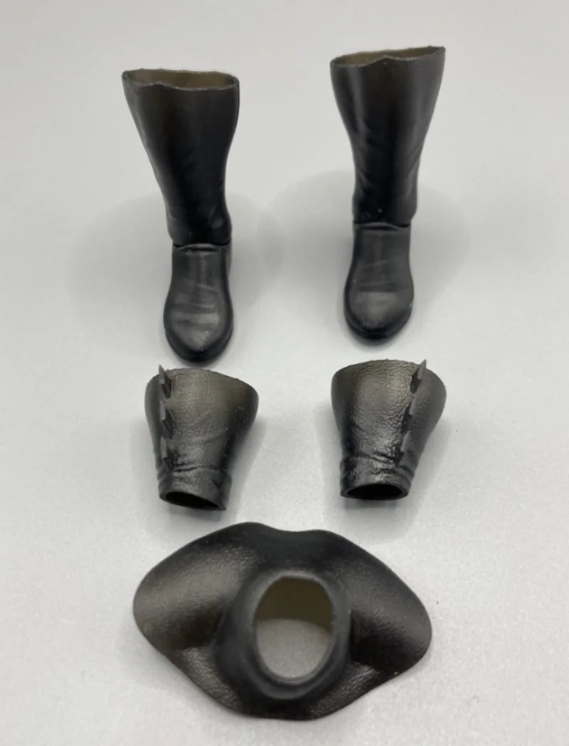 1/12 Scale Boots，Arm Protection，Neck Brace Set Model for 6''Adam Muff