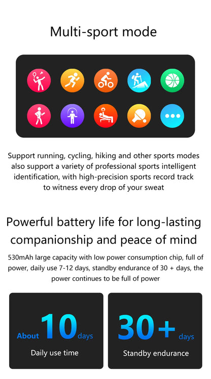 2026 New Upgrade Air Pump Blood Pressure Accurate Measure SmartWatch ECG Micro Physical Examination NFC Airbag Smart Watches Man