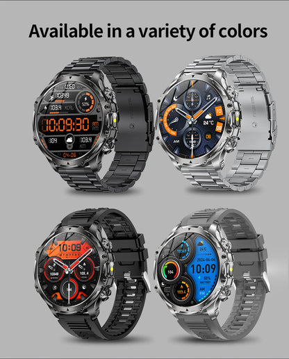 2025 New Men's Outdoor Sports Smart Watch 1.9" HD Touch Screen 800mAh Battery Life 100+ Sports Mode Fitness IPX8 Waterproof