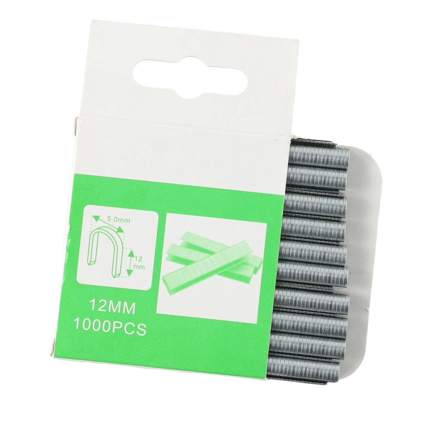 1000Pcs U/Door /T Shaped Nail Shaped Stapler For Wood Furniture Household Use Nail Shooter Nail For DIY Home Staples Nails