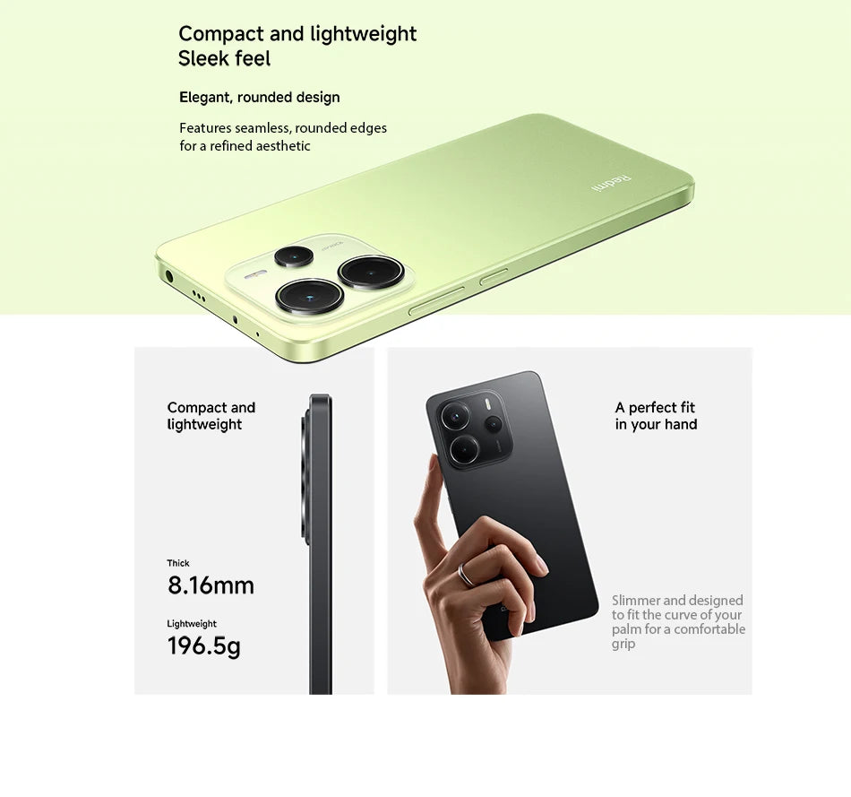 【Brand+】Global Version Xiaomi Redmi Note 14 MediaTek Helio G99-Ultra 108MP AI 5500mAh 6.67